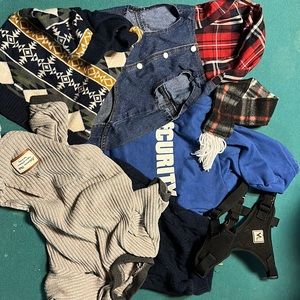 Dog clothes and harness size Medium